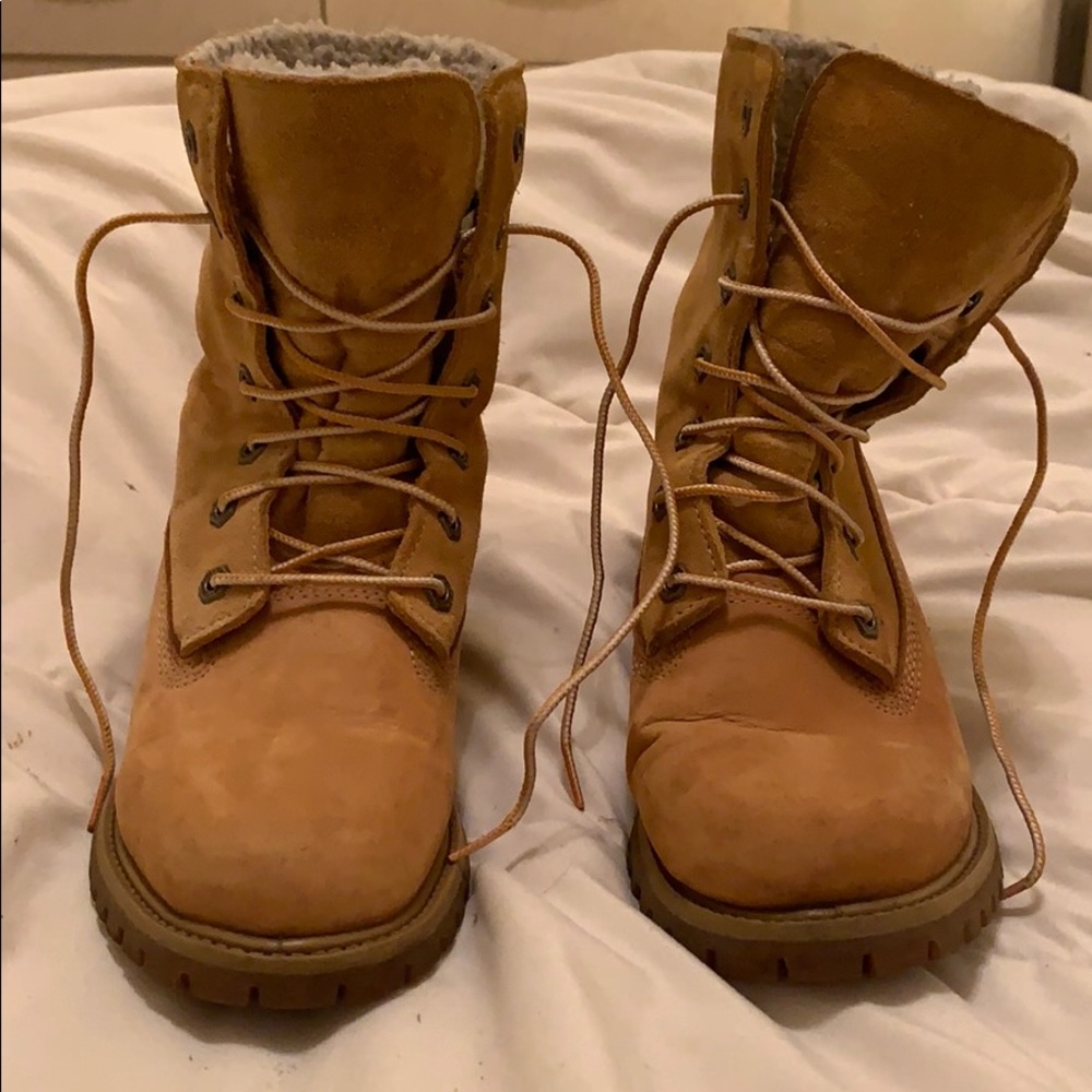 Timberland boots with smart wool lining